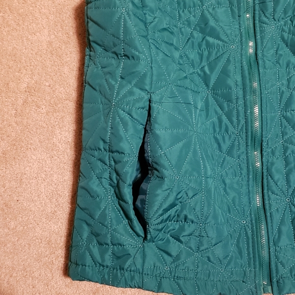 Spring Quilted Vest Women's M Zip Up w Pockets Lightweight NEW Jane Ashley - Picture 5 of 8
